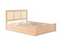 135cm Croxley Rattan Ottoman Oak by Birlea | Style Our Home