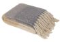 Coastal Stripe Throw On Faux Mohair by Malini | Style Our Home