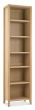 Bergen Oak Narrow Bookcase - Style Our Home