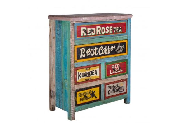 Carnival Hand Painted Chest of Drawers