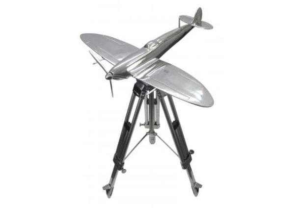Spitfire Aircraft Model on Tripod (large) by Quirky Barn | Style Our Home