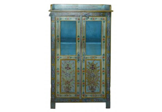 Florence Meadows Hand Painted 2 Door Cabinet