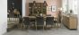 Bergen Oak Upholstered Black Gold Dining Chair (a pair) - Style Our Home