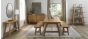 Camden Rustic Oak 6-8 Seater Table & 2 Large Benches by Bentley Designs | Style Our Home