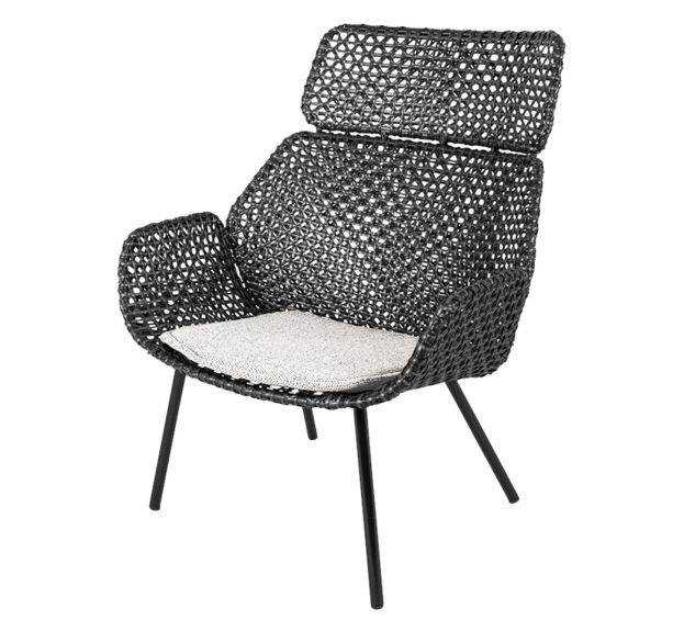 Vibe Highback Chair - Light Brown Wove by Cane-line | Style Our Home