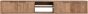 Bliss No.2 Large Hanging TV Stand, 4 Doors, 2 Open Racks