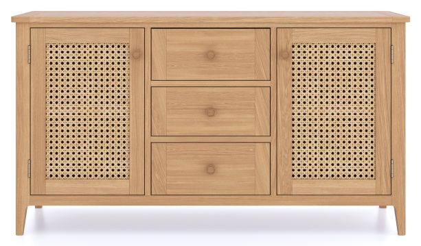 Halmstad Natural Oak Large Sideboard by Hertiance Furniture | Style Our Home