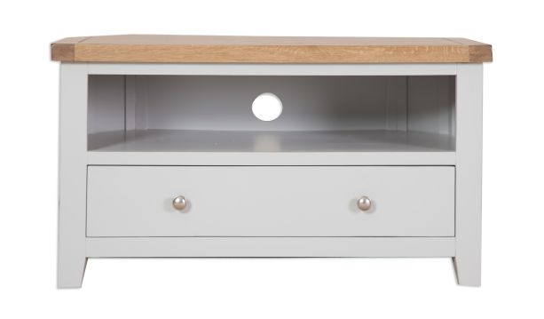 Parisian Grey Corner TV Cabinet by IFD | Style Our Home