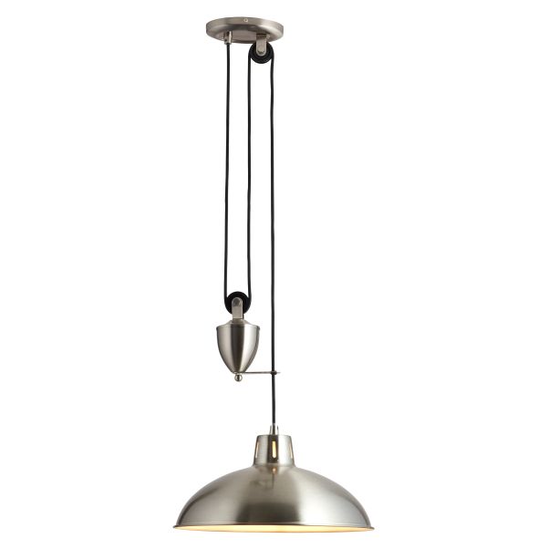 Polkano Pendant Light Satin Nickel by Gallary Living | Style Our Home