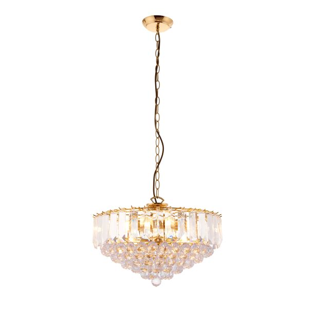 Fargano 6 Pendant Light Brass by Gallary Living | Style Our Home
