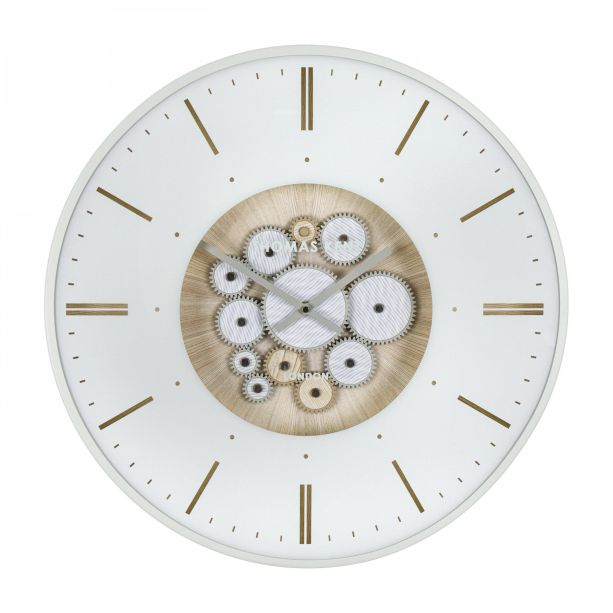 Clocano Wall Clock Cog Ivory by Gallery Living | Style Our Home