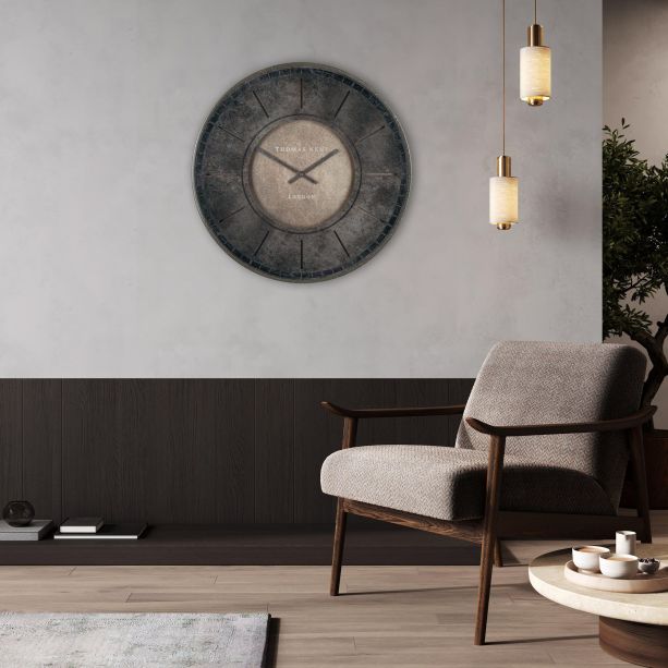 Florano Wall Clock Smoke by Gallery Living | Style Our Home