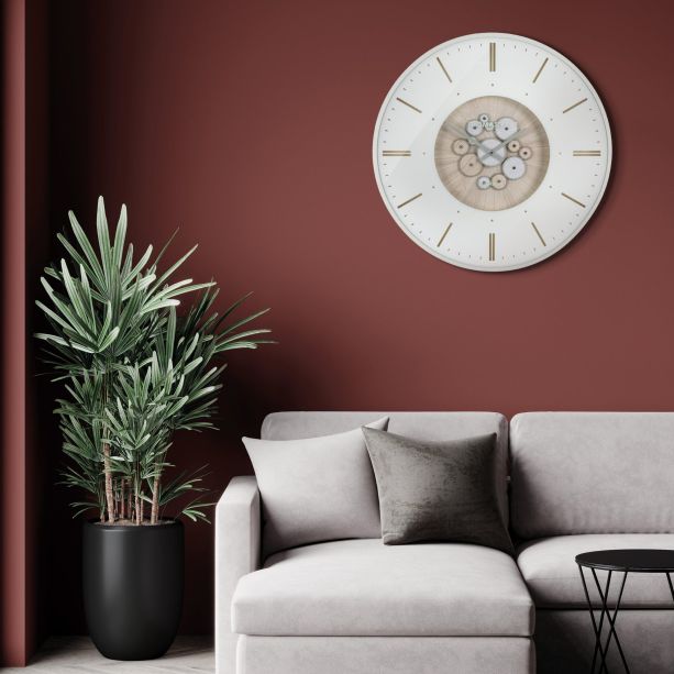 Clocano Grand Clock Cog Ivory by Gallery Living | Style Our Home