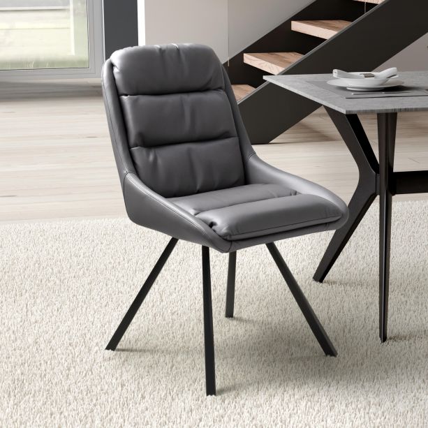 Cavenden Swivel Dining Chair (2pk) by Shankar | Style Our Home