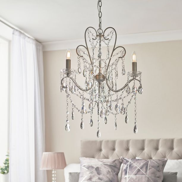 Berklano 3 Pendant Light Aged Silver by Gallary Living | Style Our Home