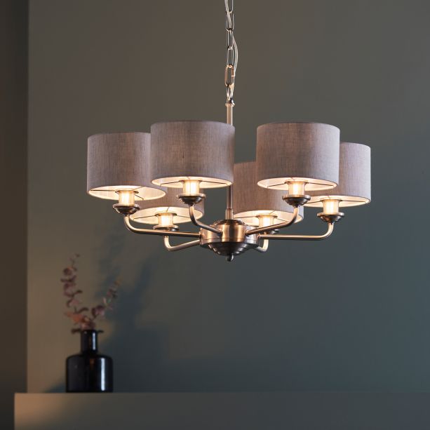 Highclano 6 Pendant Light Chrome by Gallary Living | Style Our Home