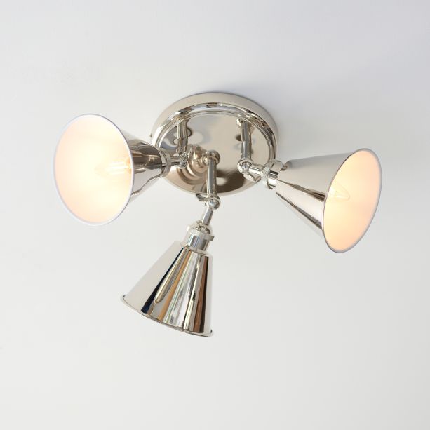 Halano 3 Ceiling Spot Bright Nickel by Gallary Living | Style Our Home