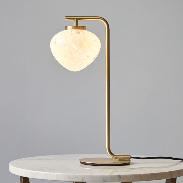 Maliano 1 Table Lamp Satin Brass by Gallary Living | Style Our Home