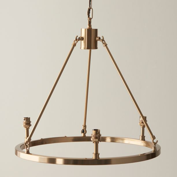 Chestano 3 Pendant Light Fitting Aged Brass by Gallary Living | Style Our Home