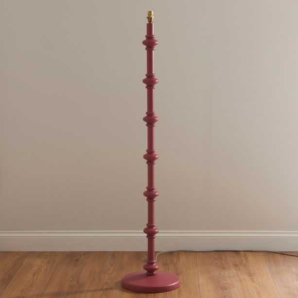 Carnabano Floor Lamp Base Satin Pink Clay by Gallary Living | Style Our Home