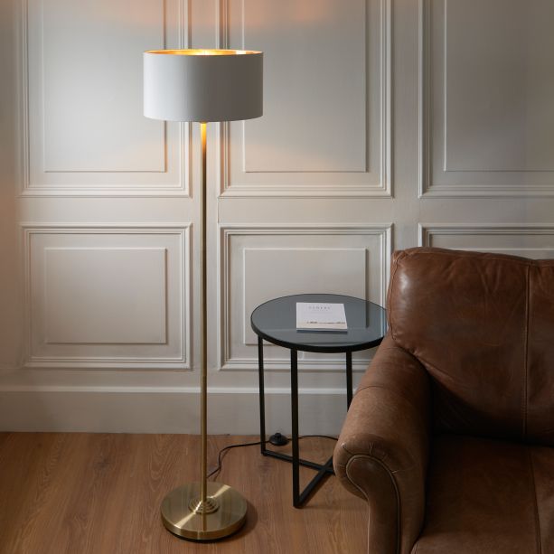 Highclano Floor Lamp Antique Brass by Gallary Living | Style Our Home