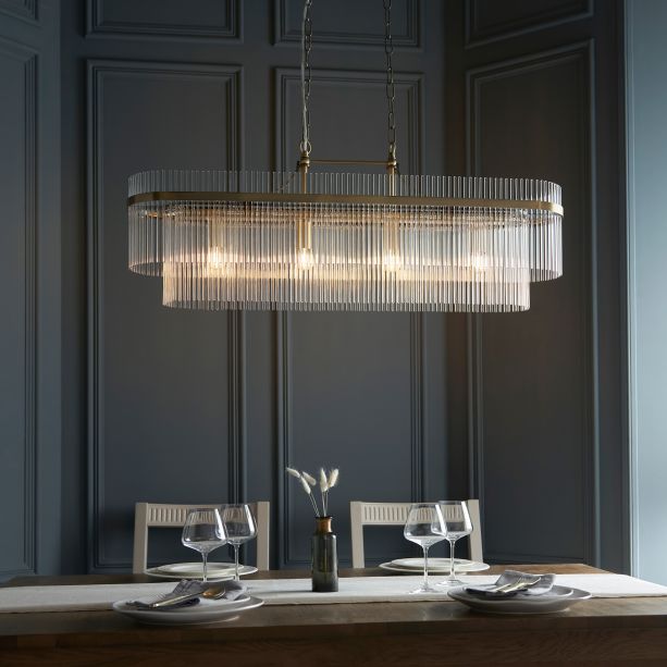 Mariettano 4 Pendant Light Antique Brass by Gallary Living | Style Our Home