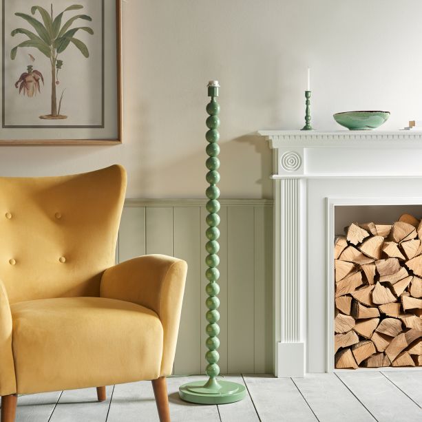Higglano Floor Lamp Base Gloss Cotswold Green by Gallary Living | Style Our Home