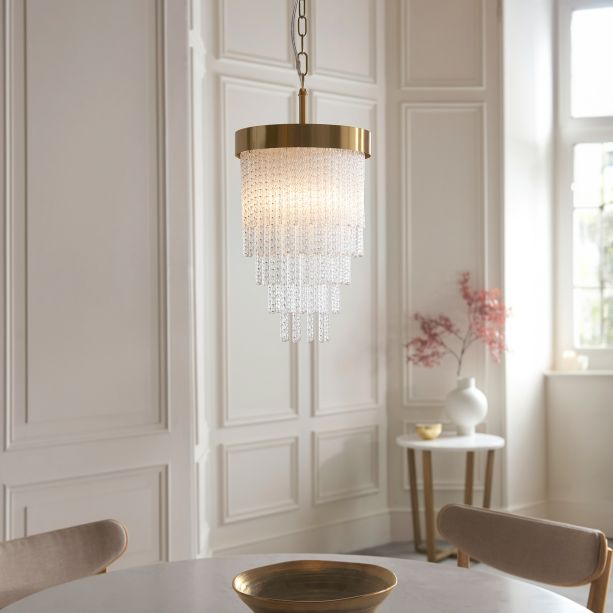 Anistorano 1 Pendant Light Brushed Aged Brass by Gallary Living | Style Our Home