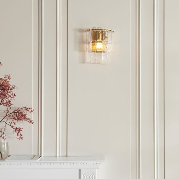 Karinano Wall Light Brushed Aged Brass by Gallary Living | Style Our Home