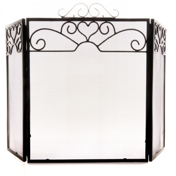 Chrome Topped Three Fold Fire Screen by Hill Interiors | Style Our Home  