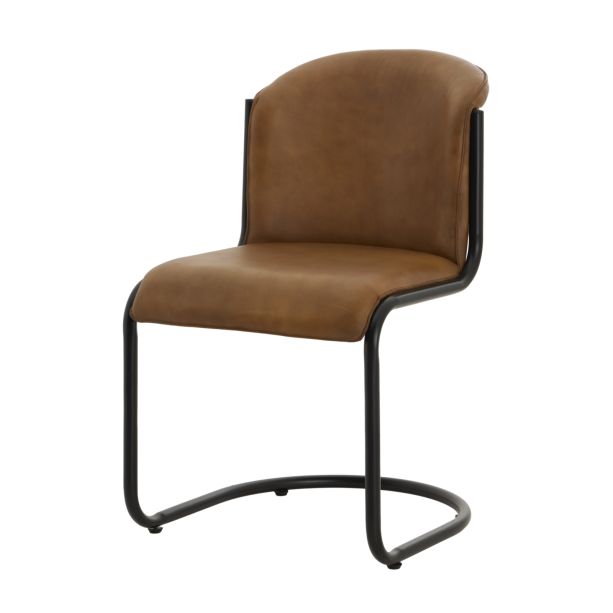 Billy Leather Curved Dining Chair by Hill Interiors | Style Our Home  