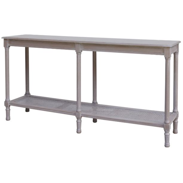 The Serene Rattan Collection Large Console Table by Hill Interiors | Style Our Home  