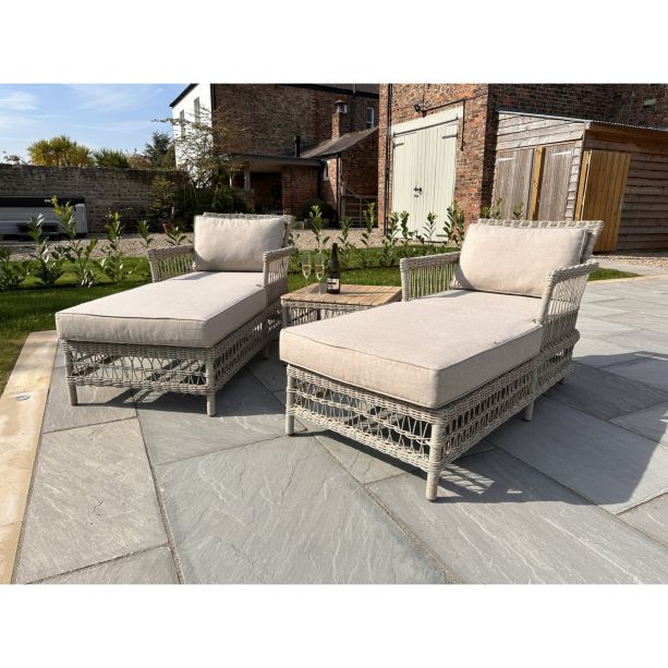 Provence Collection Outdoor Sun Lounger Set by Hill Interiors | Style Our Home  