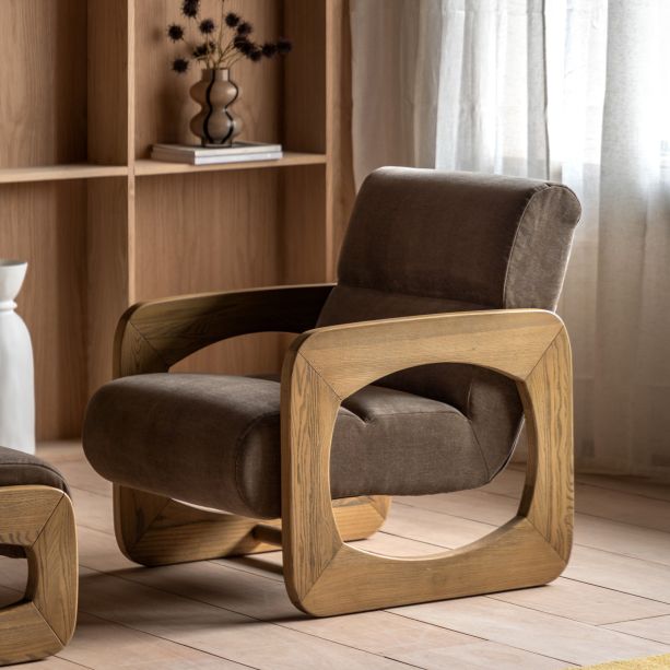 Marcello Armchair Verona Sepia by Gallery Living | Style Our Home