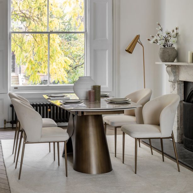 Bressaro Dining Table Bronze by Gallery Living | Style Our Home