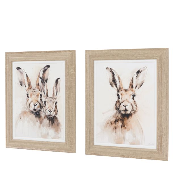 Woodano Whiskers Framed Canvas Set of 2 by Gallery Living | Style Our Home