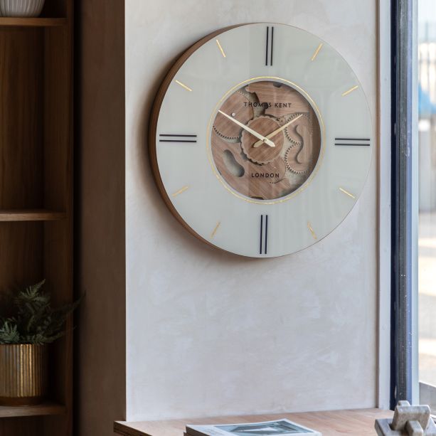 Coggano Wall Clock Oak by Gallery Living | Style Our Home
