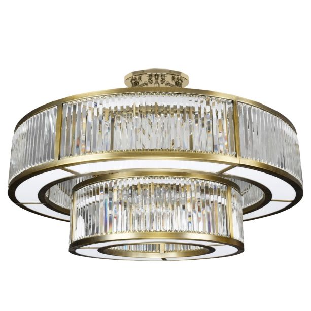 Garnet Antique Brass Finish Chandelier by RV Astley | Style Our Home