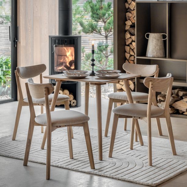 Hatvaro Square Dining Table Natural