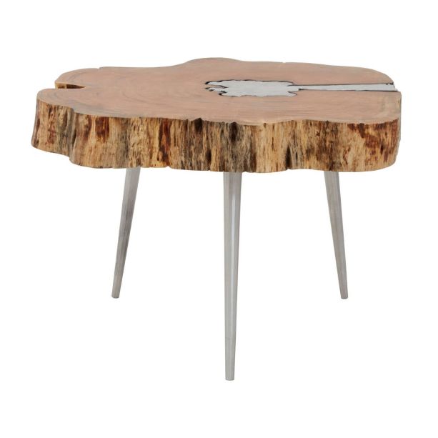 Alvoraq Acacia Wood Log Coffee Table by Prestige Designs | Style Our Home