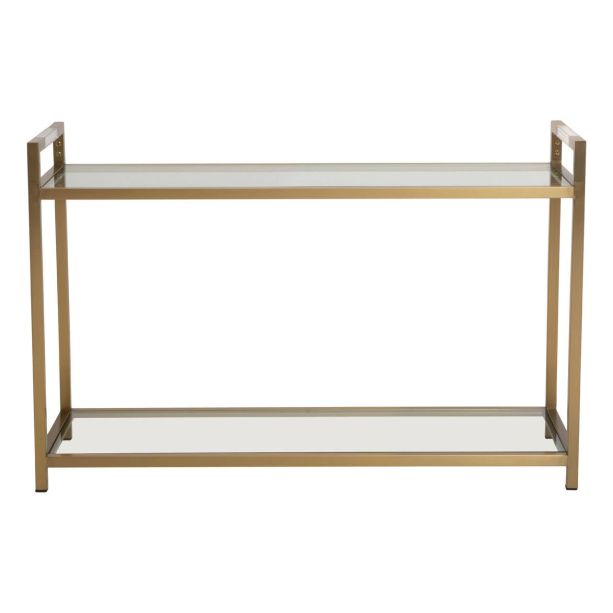 Vogara Matte Gold Console Table by Prestige Designs | Style Our Home
