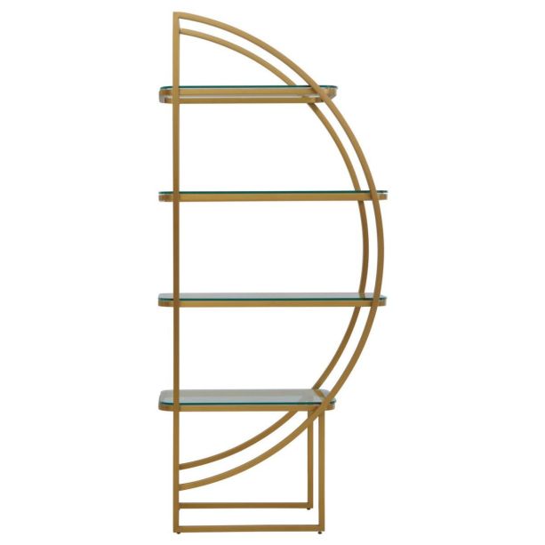 Vogara Right Half Moon Shelf Unit by Prestige Designs | Style Our Home