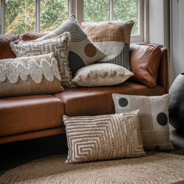 Taborano Cushion Natural (Pair) by Gallary Living | Style Our Home