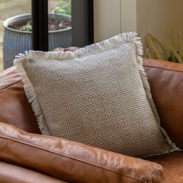 Adelano Woven Cushion Natural (Pair) by Gallary Living | Style Our Home