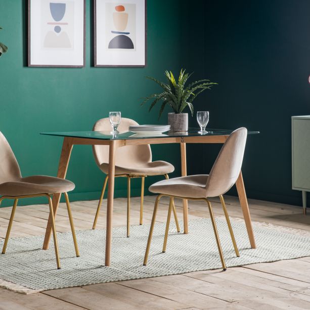 Blairo Rectangle Dining Table Oak