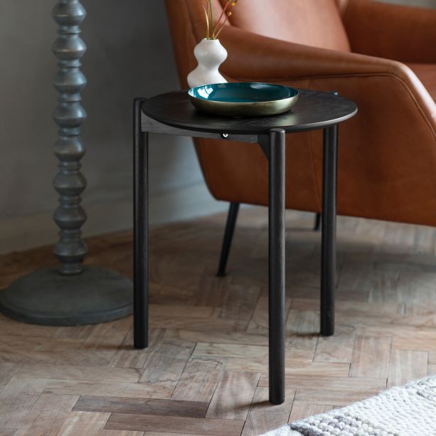 Burlaro Side Table Black