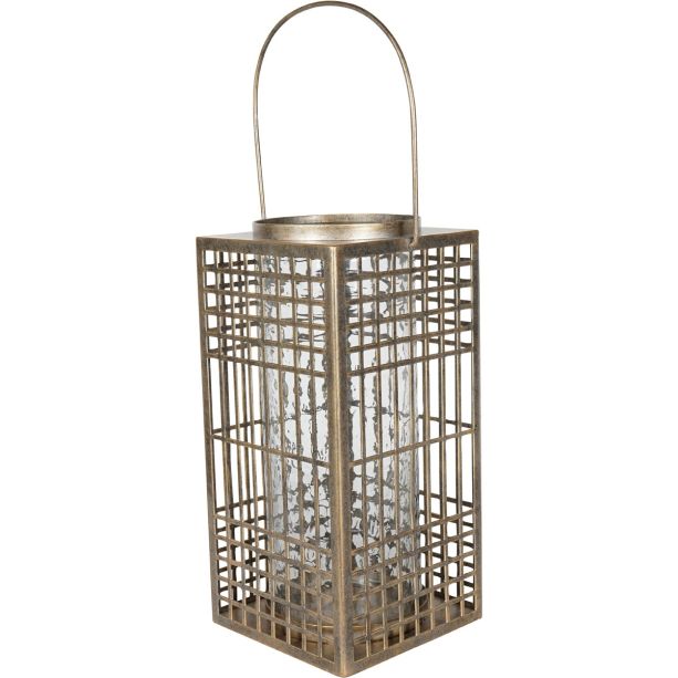 Barossa Fretwork Square Lantern Large  By Libra | Style Our Home