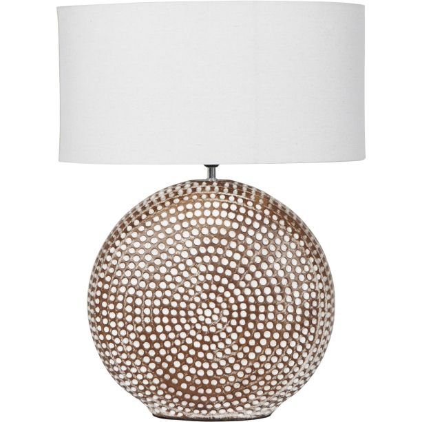 Chariot Round Ceramic Lamp By Libra | Style Our Home