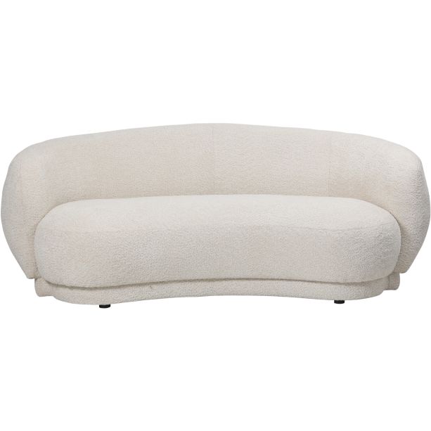 Waverley Seater Curved Mini Sofa Cream by Libra Designs | Style Our Home