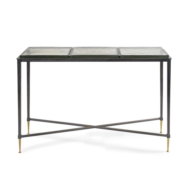 Stellan Square Glass Console Side Table by Ora Designs | Style Our Home